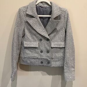 Tex by Max Azria cropped pea coat, Size S